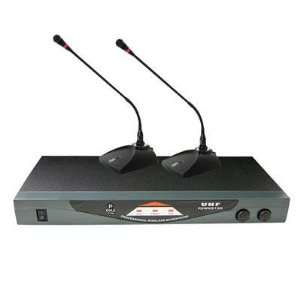  New   Wireless 2 Mic System VHF by Pyle