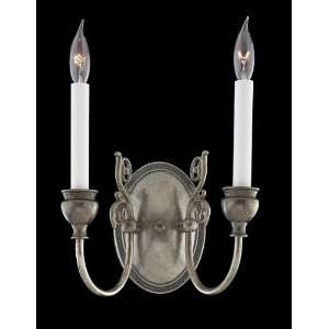 Nulco 1582 02 Polished Brass Elise Renaissance Two Light Up Lighting 