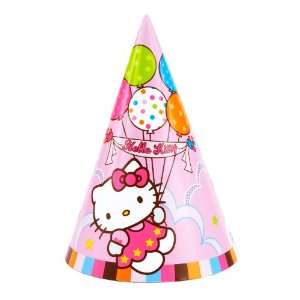  Lets Party By Amscan Hello Kitty Balloon Dreams Cone Hats 