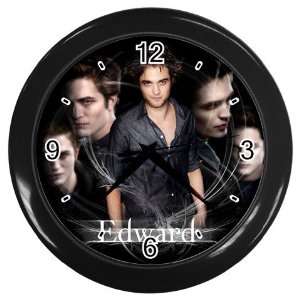 New Custom Black Wall Clock Home Decoration Twilight Edward Cullen New 
