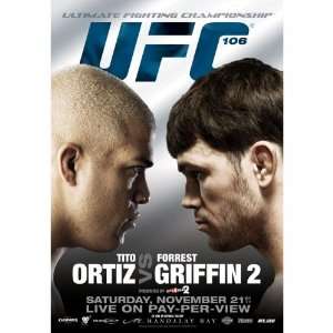 UFC 106 Autographed Poster