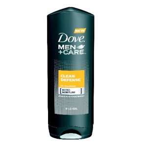 Dove Men + Care Body and Face Wash, Clean Defense, 18 Ounce (Pack of 2 