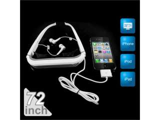product detail 72 jumbo size virtual screen adaptable to ipod iphone