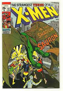 MEN #60 ~First appearance of SAURON~ GRADE 8.0  