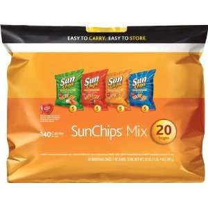  Sun Chips Multigrain Snacks Variety Mix, 20/1Oz Singles 