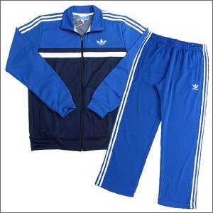 Adidas Originals Adicolor Track Suit BLUE WHITE XL Jacket Top and 