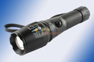    LZoom in/out T6 LED Flashlight Torch Lamp (AAA/18650 battery)  