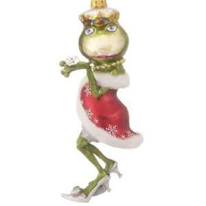  Personalized Frog Princess Christmas Ornament
