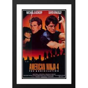 American Ninja 4 32x45 Framed and Double Matted Movie Poster   1990 