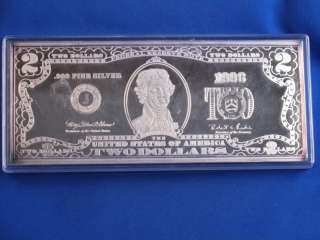   Silver Federal Reserve Note from The Washington Mint B3446L  