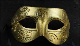 Party Antique ancient Greek Roman warriors man mask Gol  