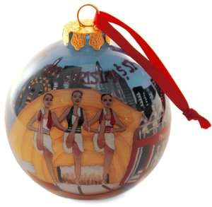   Radio City Hand Painted Times Square Ornament by 