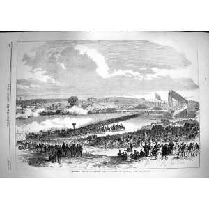  1867 Volunteer Review Sefton Park Liverpool Soldiers