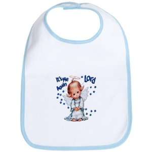    Baby Bib Sky Blue Its Me Again Lord Prayer Angel 