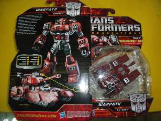   Transformers Deluxe Generations Wave Universe Classic Autobot Warpath