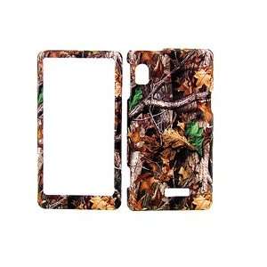 Motorola Droid 2 A955 A 955 Brown Mossy Oak Trees Dried Leaves Design 