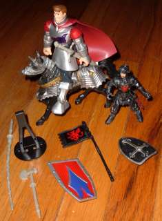   medieval knight action figure set/lot Middle Age Battle War RARE