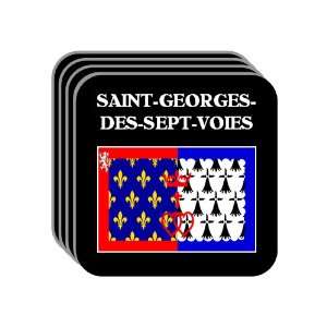  Loire   SAINT GEORGES DES SEPT VOIES Set of 4 Mini Mousepad Coasters