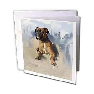  Dogs Boxer   Brindle Boxer   Greeting Cards 6 Greeting 