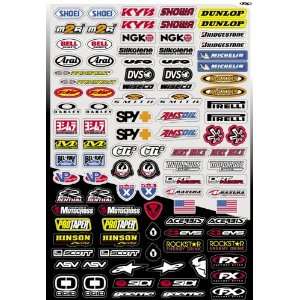    Factory Effex Sponsor Sticker Kits Micro Sponsor Automotive