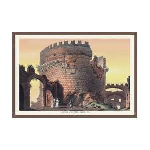  Tomb of Cecilia Metella 12x18 Giclee on canvas