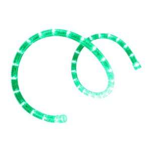  71.5 Feet Pre Cut LED 2 Wire 120 Volt 1/2 Green Rope 
