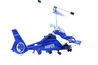 Walkera 53Q Blue Airwolf TX2402 Lights RTF Helicopter Metal Upgrades 