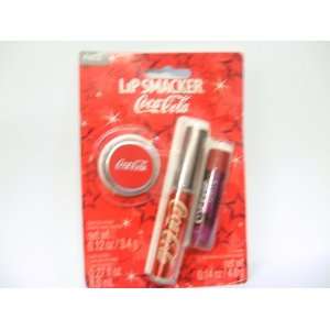   Coca Cola Bottle Cap Lip Gloss/ Lip Balm Set