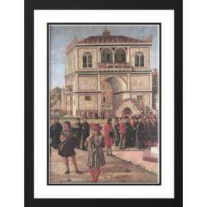 Carpaccio, Vittore 28x38 Framed and Double Matted The Ambassadors 