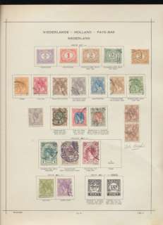 NETHERLANDS 1852/1905 Mint&Used Perf Imperf Dues Lot on Pages(Appx 70 