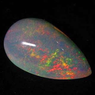   MULTICOLOR PIN FIRE NATURAL AFRICAN ETHIOPIAN WELO SOLID OPAL  