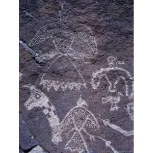  Ancient Pueblo Anasazi Rock Art with Birds and Snakes 