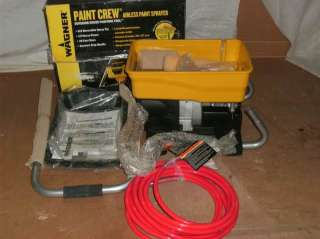 WAGNER PAINTCREW AIRLESS PAINT SPRAYER 0515106 AND MORE  