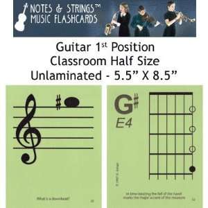  Notes & Strings Guitar 1st Position 5.5X8.5 Classroom 