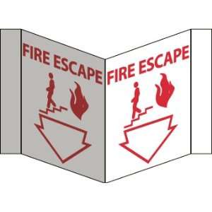 Visi, Fire Escape, 5.75X8.75, PVC Plastic  Industrial 