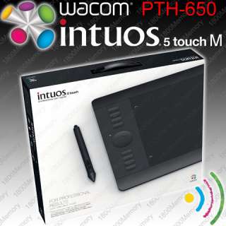 Wacom Intuos5 Pen & Touch PTH 650 Medium Tablet Optional Wireless 