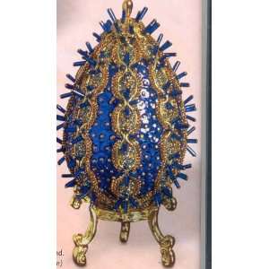  Pinflair Faberge Egg Sequin Kit Balinese Royal Blue Toys 