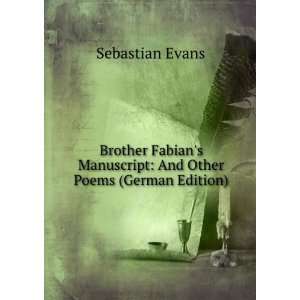  Brother Fabians Manuscript And Other Poems (German 