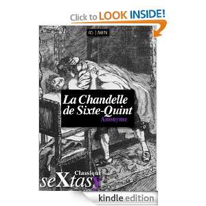 La Chandelle de Sixte Quint (French Edition) Anonyme  