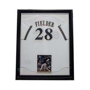  Prince Fielder Autographed Framed Milwaukee Brewers Home 