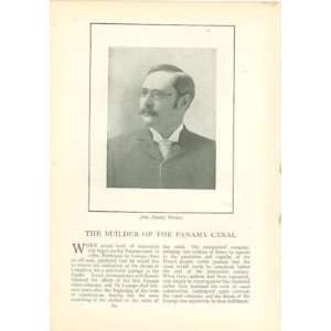  1904 John Findley Wallace Builder of Panama Canal 