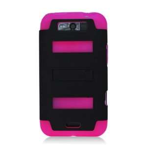   VIPER ARMOR 3IN1 HOT PINK/BLACK RUBBER W/ KICKSTAND Cell Phones