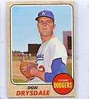 1968 TOPPS DON DRYSDALE #145 DODGERS SEE SCAN