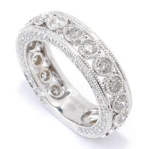   or Yellow Gold 2.00ct Diamond Vintage Style Eternity Ring Jewelry