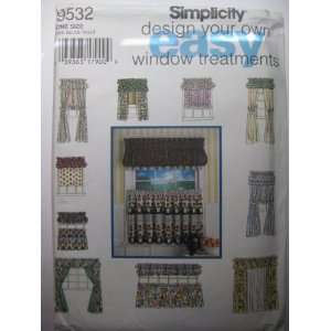 com Simplicity Easy Design Your Own Window Treatments Sewing Pattern 