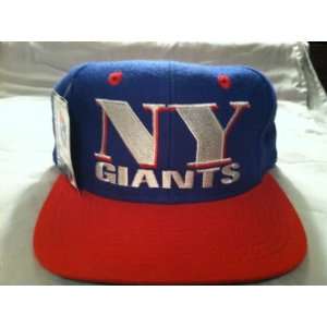    New York Giants Vintage Box Score Snapback Hat 