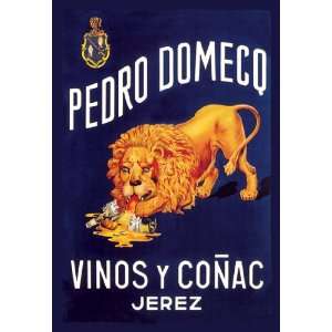  Pedro Domeco Vinos y Conac Jerez 20X30 Canvas Giclee