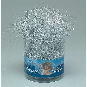  Sparkling Silver Angel Hair Christmas Decor Accent 15g
