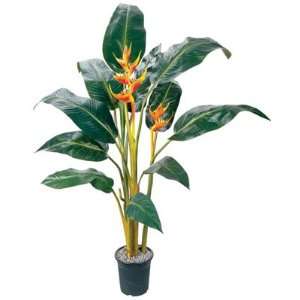  Silk Heliconia Tree 4 ft   8 inches   Pre Potted