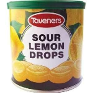 Taveners Sour Lemon Drops, 7 oz tin. Grocery & Gourmet Food